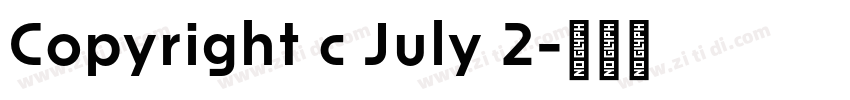 Copyright c July 2字体转换